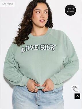 Torrid love sick sweatshirt